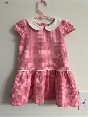 Pink Peter Pan Collar Girls' Dress Janie and Jack 18-24 months